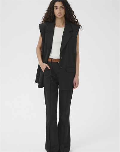 Gestuz - GZPaula Long Vest - Black